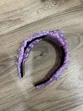 Brianna Cannon Purple Floral Headband with Rhinestones NEW