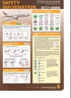 SINGAPORE AL B777-300ER SQA0448 SAFETY CARD