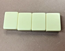 4pcs Bakelite Catalin mahjongg mahjong mah jong mah jongg Blank tiles NICE