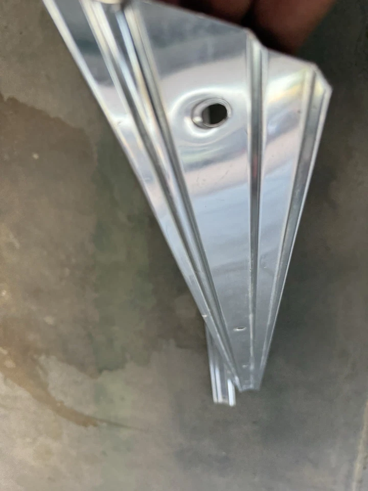 1977-1991 Chevy K5 Blazer interior topper hold down Hard Top Trim OEM Anodized - Image 4 of 4