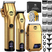 Professional Barber Clippers and Trimmer Set - Foil Shaver Professional Hair C