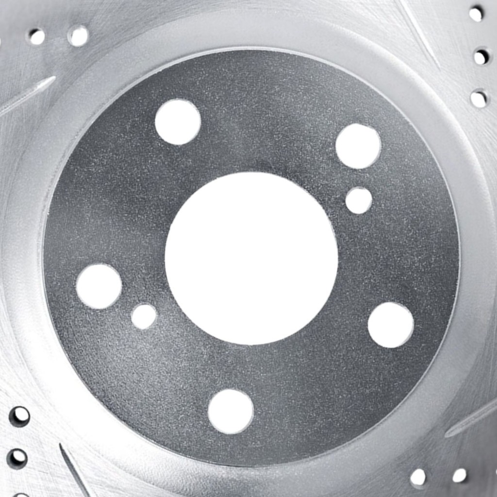 Mercedes-Benz SLR McLaren 2005-2009 Front Brake discs Set Silver