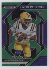 2024 Panini Prizm Draft Picks New Recruits Green Jayden Daniels #NR-JDS 1u6