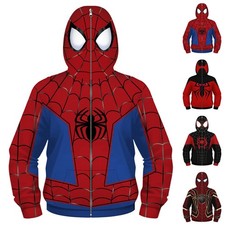 Kinder Jungen Spiderman 3D Gedruckt Kapuzen J...