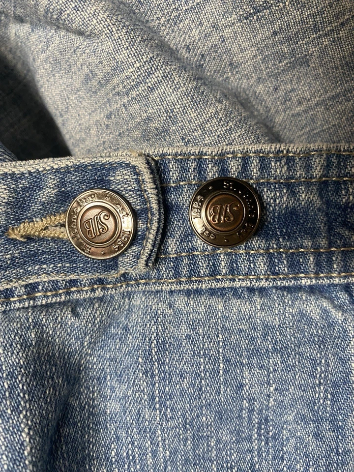 90s Y2K Denim Collection Vest St. John’s Bay Women’s Vintage Button Up Large - Image 4 of 4