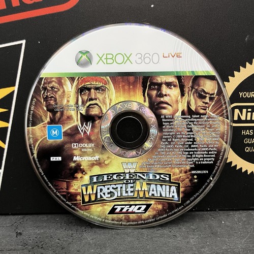 WWE Legends Of Wrestlemania Microsoft Xbox 360 PAL TESTED FREE TRACKED POSTAGE - Picture 6 of 10