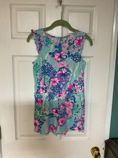 Girls Kids Lilly Pulitzer Shorts Romper Size XL 12-14 CON89