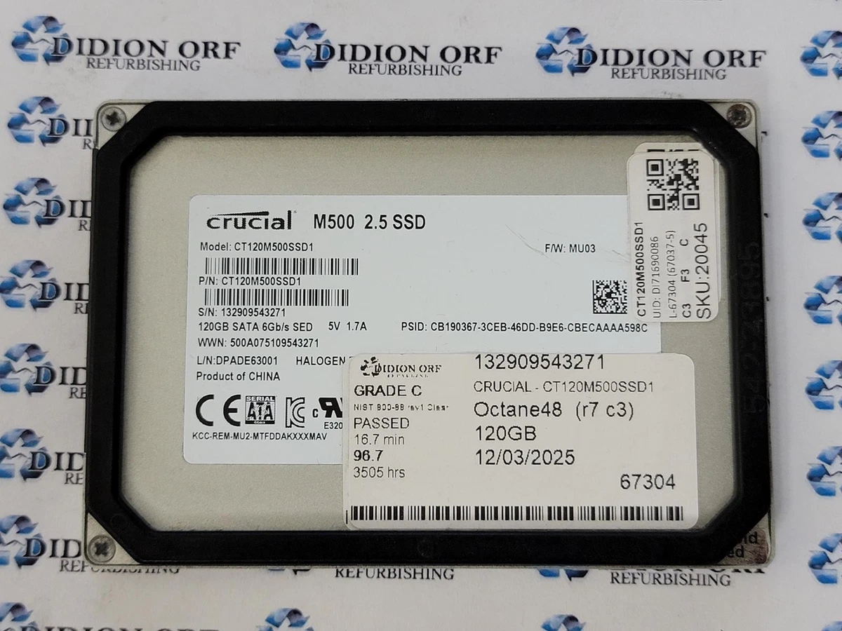 Crucial 120 GB Storage Capacity Solid State Drives for sale | eBay