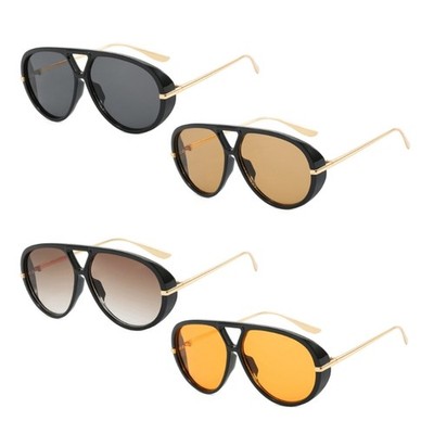 Retro Oversized Sunglasses For Women Men Trendy Shades Hip Hop Stylish