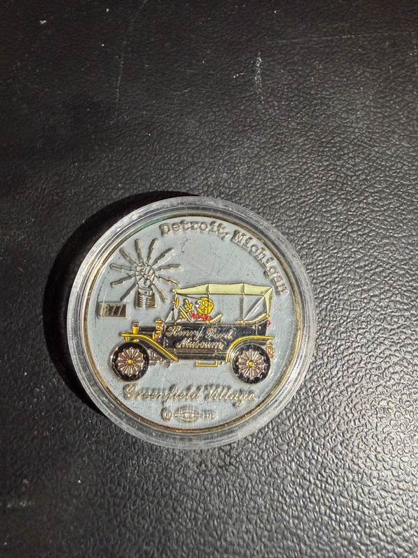 IBEW 57th Reunion Challenge Coin Detroit Michigan Henry Ford Reddy Kilowatt