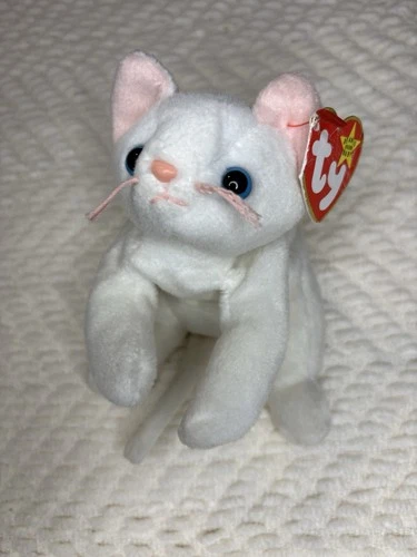 Vintage 1993 TY Beanie Babies Collection - Flip the Cat w/ Damaged Tags