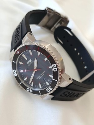 Oris Aquis Red LE | Full Set | Extra Stahlband | Top Zustand