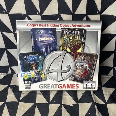 4 Great Games Gogli's Best Hidden Object Adventures (Windows/Mac, 2011) PC