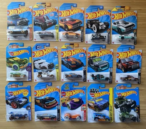 LOT OF 15 HOT WHEELS VEHICLES COLLECTION VINTAGE RARE NO RESERVE AUCTION 2