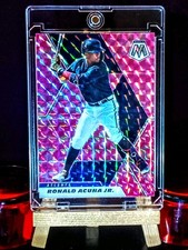 Ronald Acuna Jr 2021 Pannni Mosaic #109 Braves Pink Camo (NM-M) ✨✨✨✨✨✨✨✨✨✨✨✨
