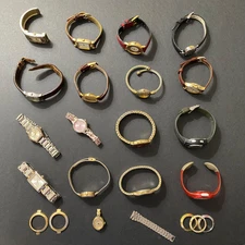 16 Misc. Women's Watches - Timex, Sweda, Bauer ~ Not Working, For Parts, Crafts