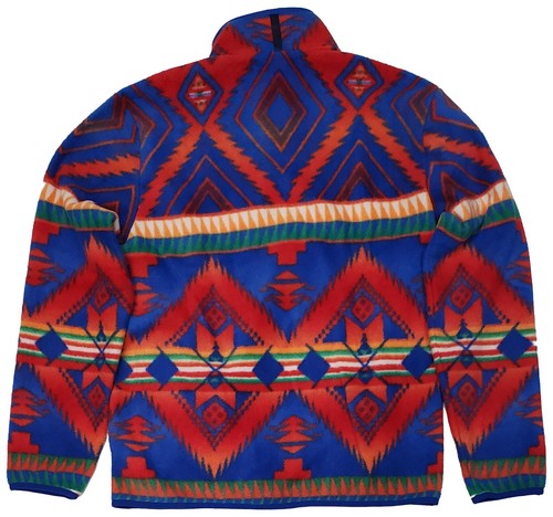 Ralph Lauren Polo Aztec Fleece Half Buttoned Sweatshirt (710850) Size XL - Afbeelding 2 van 2