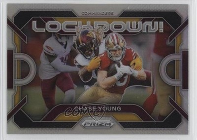 2023 Panini Prizm Lockdown Silver Prizm Chase Young #LD-15 6k8