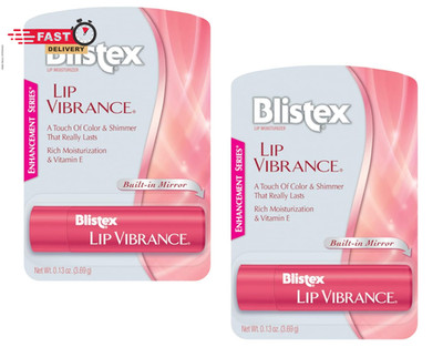 Blistex Lip Vibrance, Lip Protectant 0.13 Oz (Pack of 2)