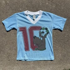 Vintage Rare Youth Scooby Doo Soccer T-shirt - Size S