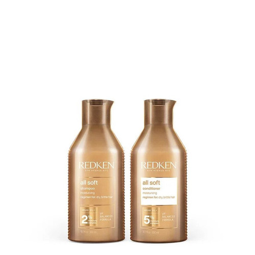 NEW Redken All Soft Shampoo & Conditioner 10.1OZ 100% Authentic SET All Soft ๐ฅ