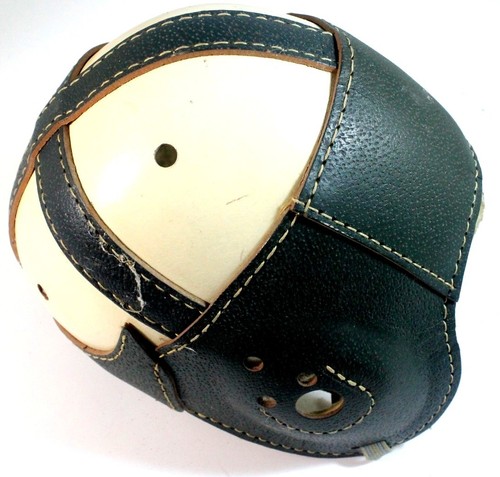 Casco de cuero MacGregor Goldsmith Frank Leahy Notre Dame años 50 casi nuevo fútbol americano - Imagen 4 de 8