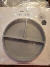 Mushie Silicone Suction Plate. New.