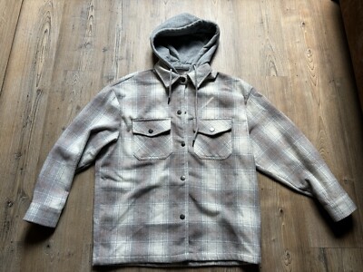 Jennyfer Don't Call Me Veste Sur chemise Carreaux Beige XS