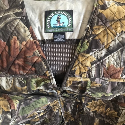 Master Sportsman 100% Cotton 2XL Camoflage HuntingVest #323 - Picture 4 of 4