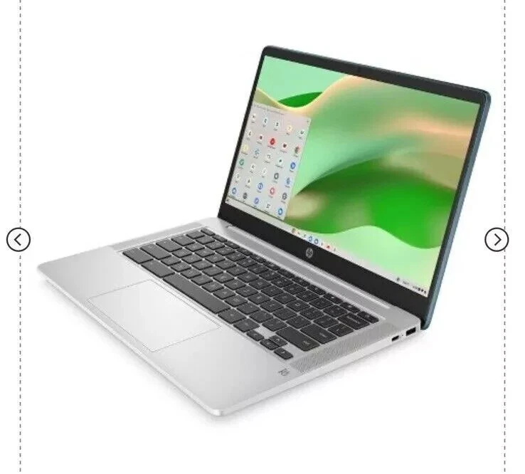 New HP Chromebook 14" HD LED Intel Pentium 4GB RAM 128GB SSD 14a-na0062tg - Image 3 of 3