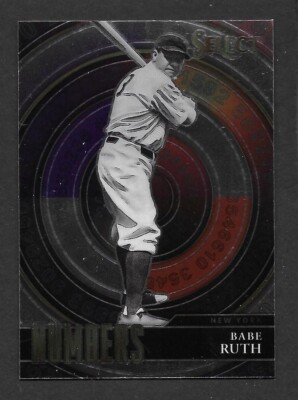 2022 Select Select Numbers #8 Babe Ruth New York Yankees HOF | eBay