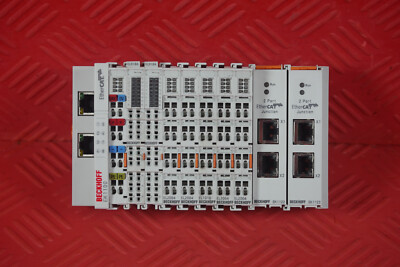 Beckhoff EK1100 EtherCat + 9 Module Komplett Rack TOP!