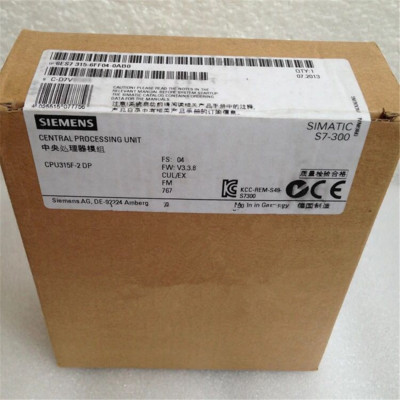 New 6ES7315-6FF04-0AB0 SIEMENS CPU 315F-2DP 6ES7315-6FF04-0AB0 6FFO4-OABO
