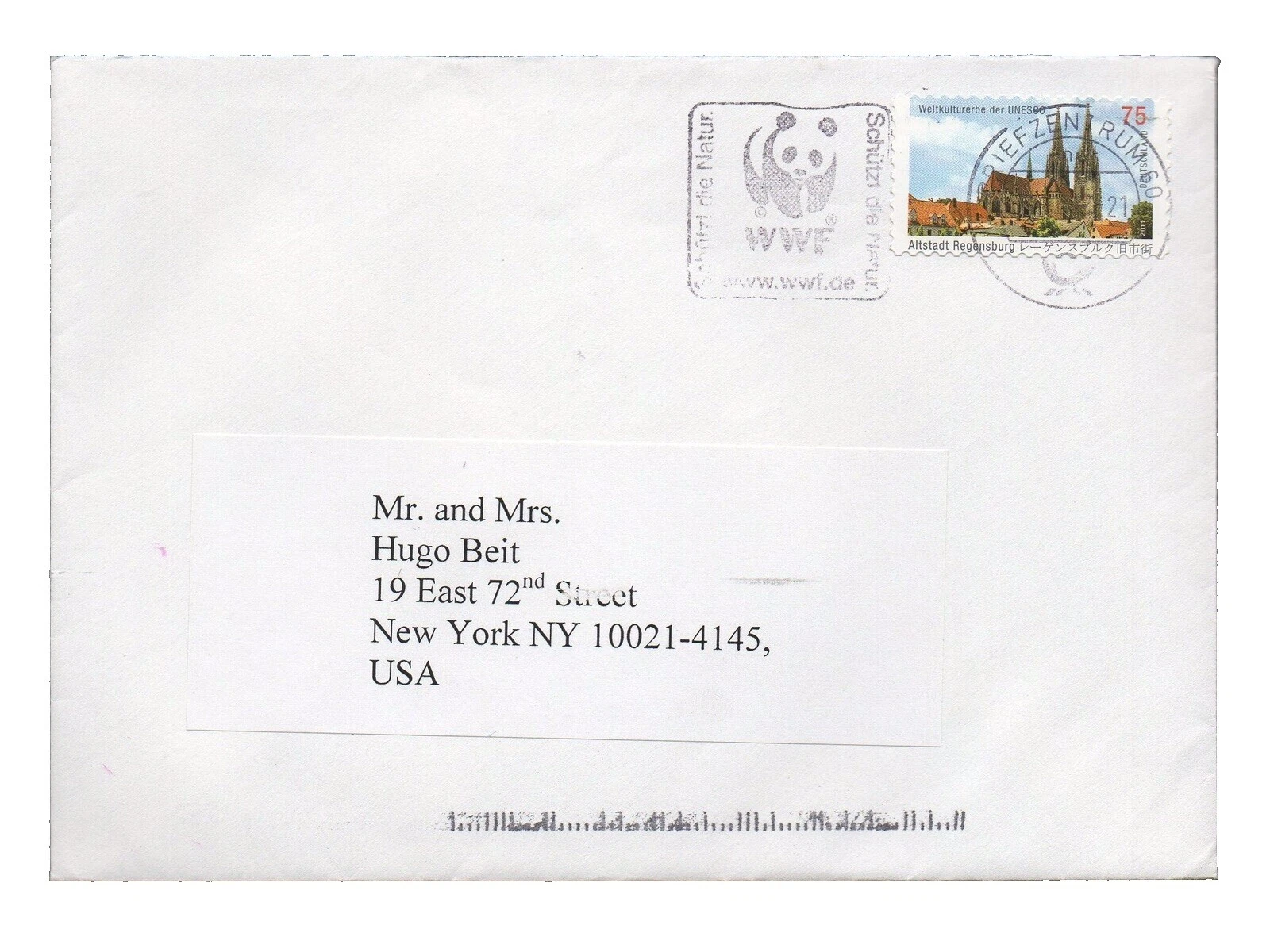 World Wildlife Fund (WWF) German & Colonies Cover Stamps