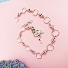 Flamingo chain row counter for knitting