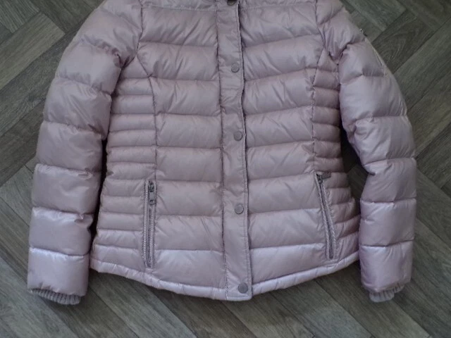 Mujer Esprit Acolchado Puffer Chaqueta en Rosa Talla UK 14 Invierno Abrigo Sin Capucha Foto 2 de 4
