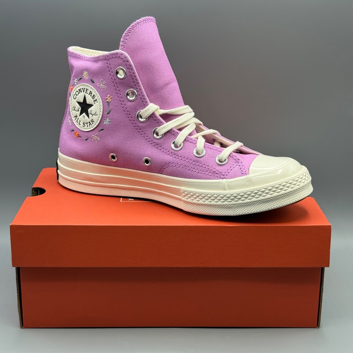 Converse Chuck 70 Women's Hi Top Sneakers Pink Little Flowers