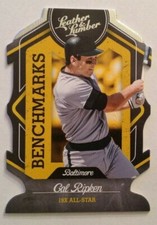 2019 Leather & Lumber BENCHMARKS Die Cut Insert CAL RIPKEN JR. Orioles #B-14