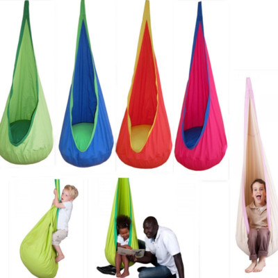 Child Kids Pod Swing Chair Nook Tent Indoor Outdoor Garden Hanging Seat  Hammock