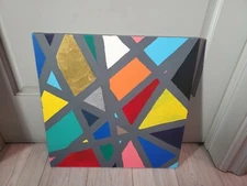 painting on canvas hand painted 18 x 18