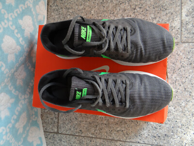 NIKE DOWNSHIFTER 7 SNEAKER SPORTSCHUHE TURNSCHUHE GR 44 Grau/Grün