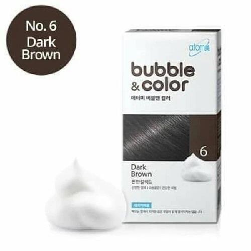 ATOMY Bubble & Color #Dark Brown Easy Self Hair Dye Hair Styling Made in korea - Image 2 of 4