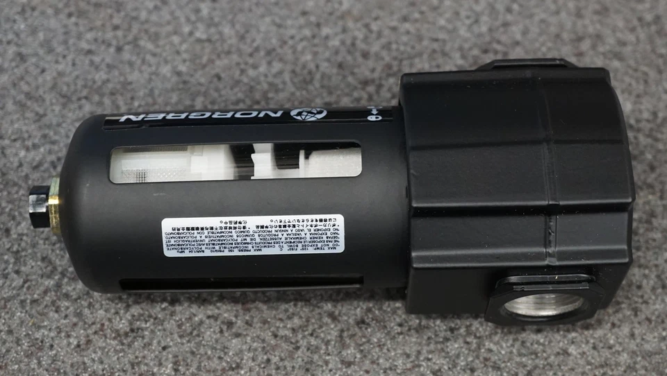 FILTRO DE AIRE NORGREN EXCELON F74G 150PSI G 140 SCFM 3/4" PUERTOS PTF 40UM DRENAJE AUTOMÁTICO Foto 3 de 4