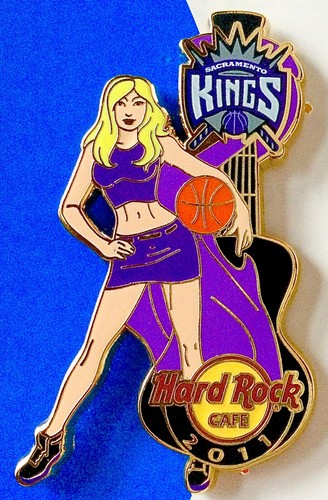 2011 HARD ROCK CAFE SACRAMENTO KINGS SEXY NBA CHEER GIRL SERIES LE PIN