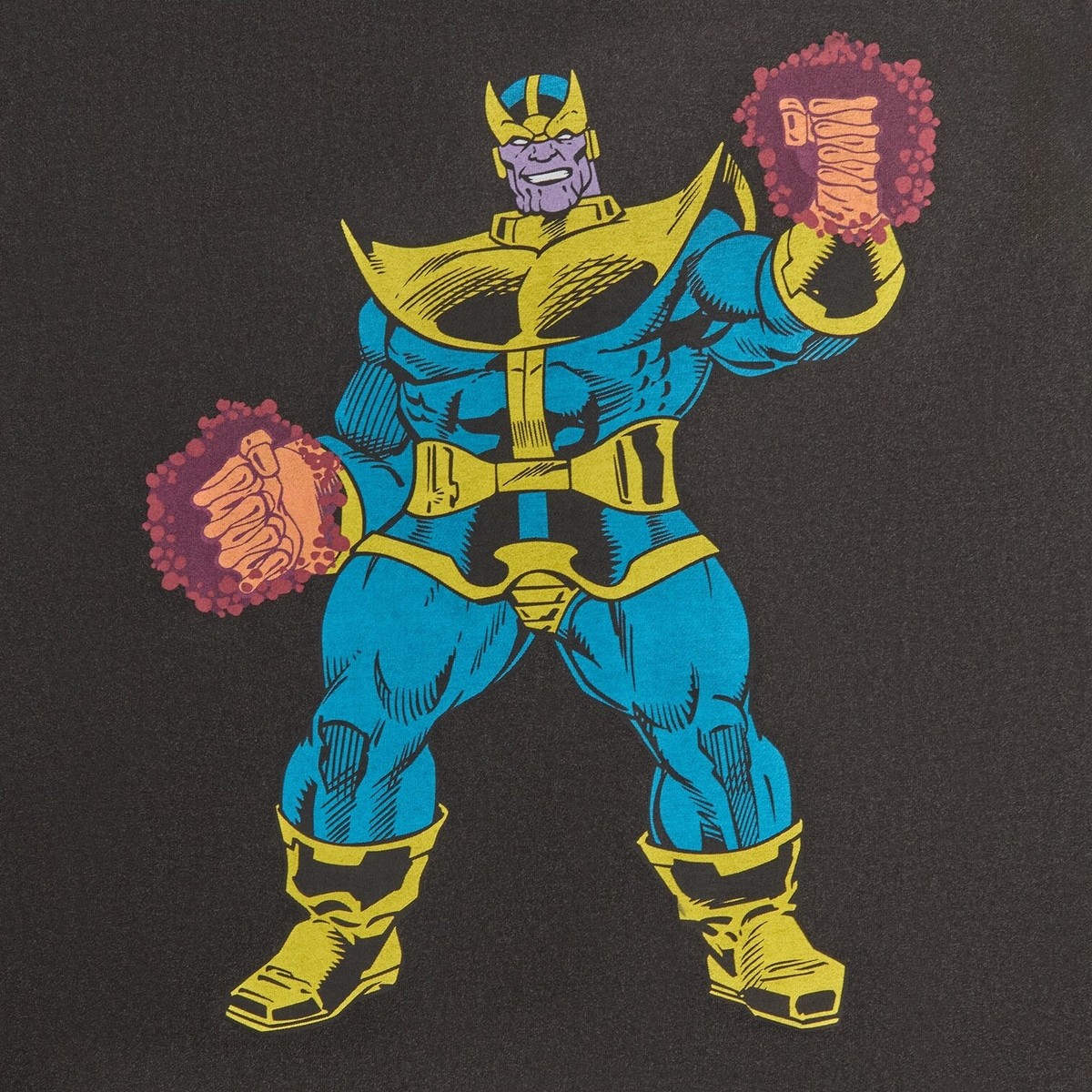 Kith x Marvel Thanos Vintage Tee in Black Size Large NEW IN HAND