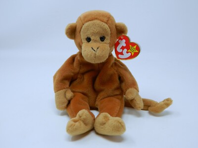 Ty Beanie Baby Bongo The Monkey Plush Toy (4067)