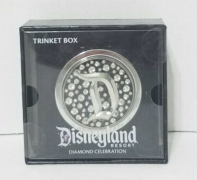 New Disneyland 60th Anniversary Celebration Diamond Trinket Pill