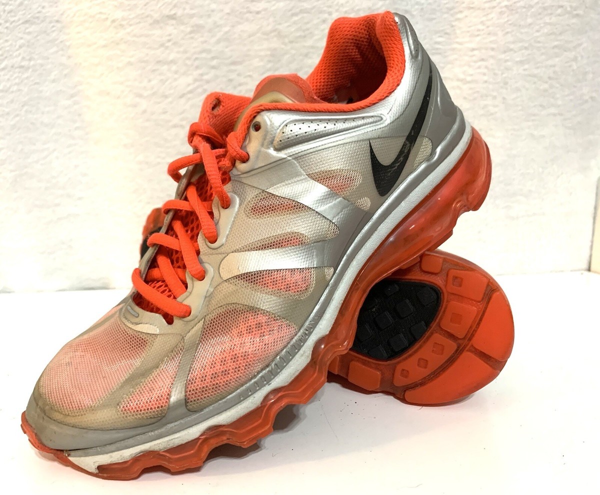 Nike Air Max 2012 Womens Size US Running Shoes Cool Grey Orange  487679-008