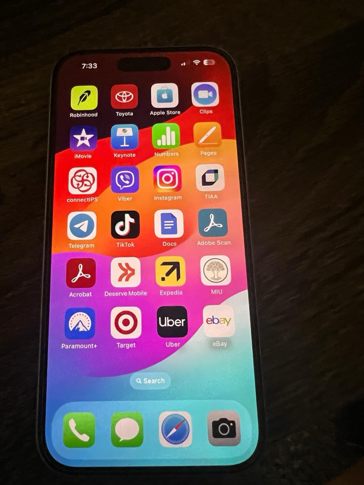 Iphone 15 Unlocked Jade Blue With Tiktok Installed - Used Only 3 Months