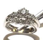 GIA certified 14k white gold .95ct round diamond engagement wedding ring 6.5g — photo 9